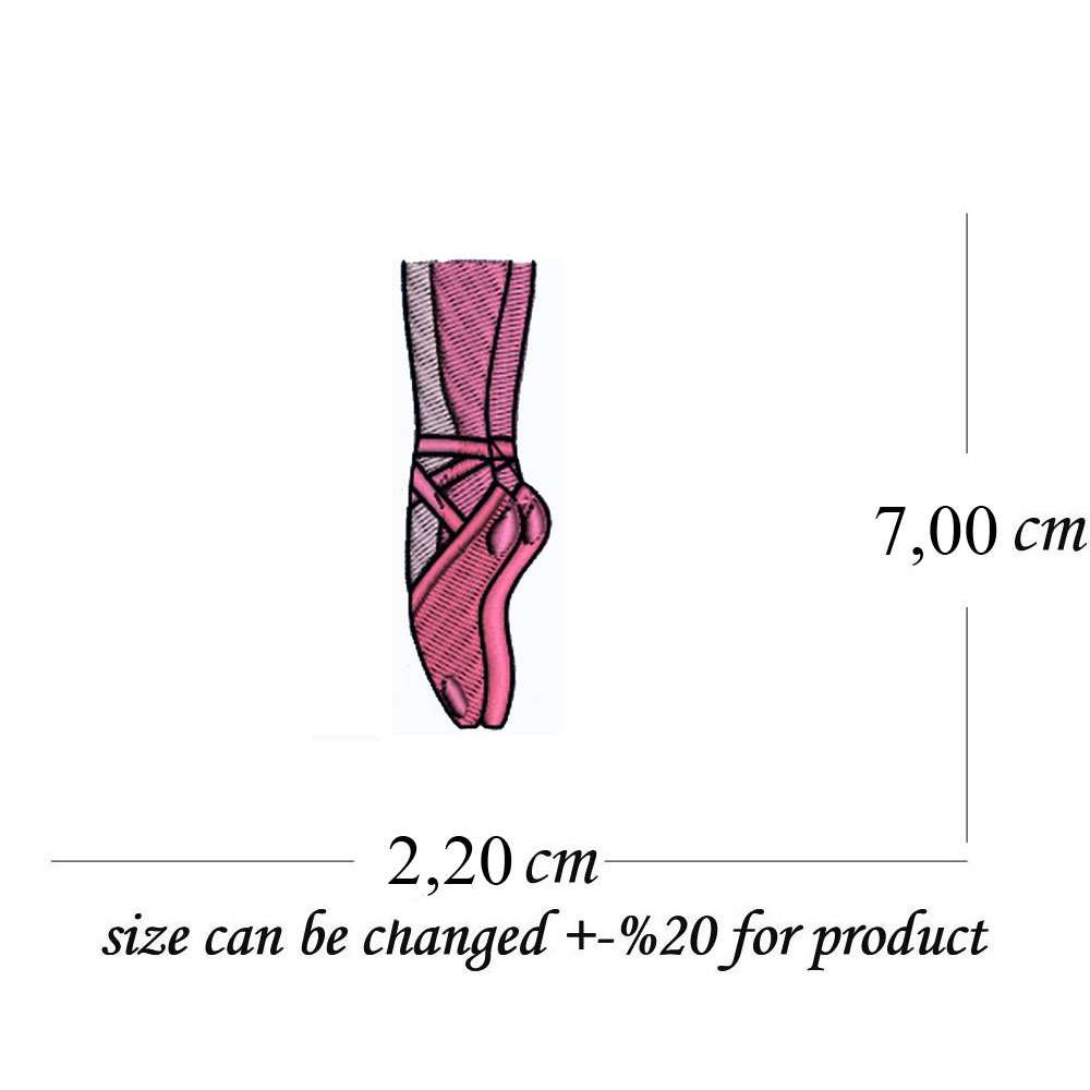 İsme Özel Tasarımlı Havlu Balerin Ayakkabı Temalı El Yüz Baş Havlusu %100 Pamuklu  50x90 cm