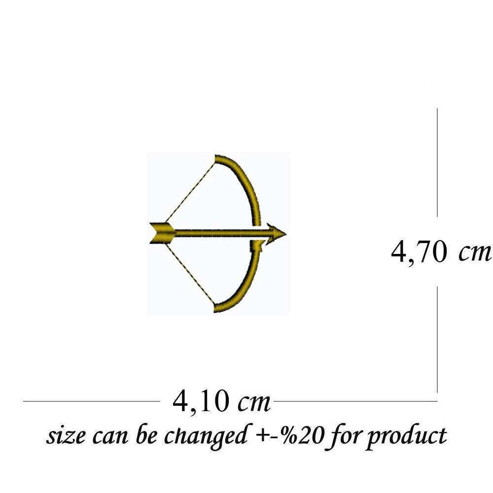 Ok ve Yay İsme Özel Tasarımlı Havlu, Ok ve Yay Temalı El Yüz Baş Havlusu %100 Pamuk  50x90cm